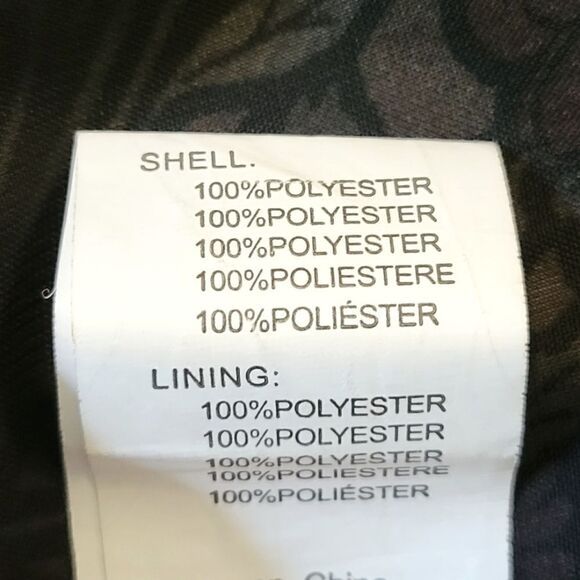 Anthropology HD In Paris Floral Patterned Keyhole 3/4 Sleeve Dress Size SP - Picture 10 of 11